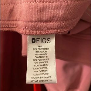 Figs chalk pink Zamora jogger